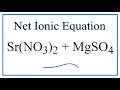 Net Ionic Equations and Reactions