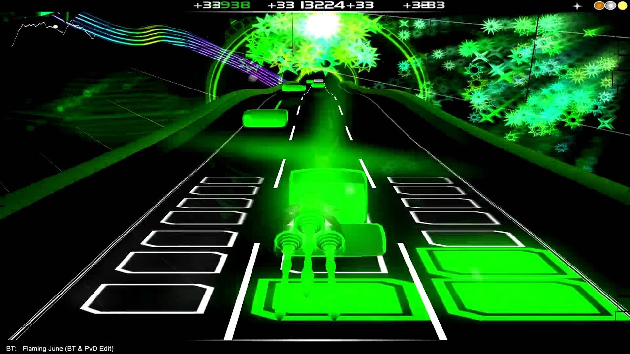 BT - Flaming June (BT & PvD Edit) Audiosurf HD