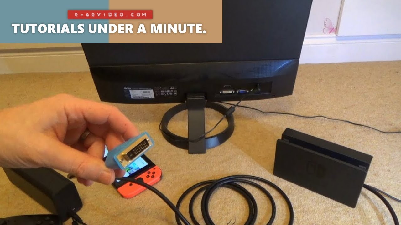 How To Connect Your Nintendo Switch To Dvi Tv Or Monitor Youtube How To Connect Your Nintendo Switch To Dvi Tv Or Monitor Youtube