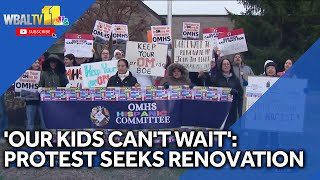 School community protests delayed renovation plans
