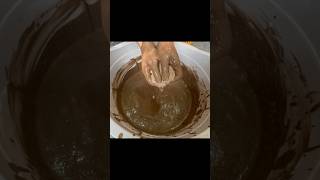 Crunchy Mud Crushing ASMR🤎 Super Satisfying Mud Crush✨ #shorts #pottery #crunchycrumbles