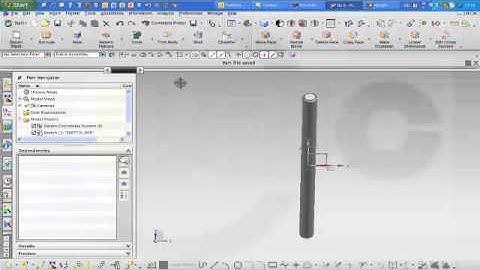 Kolbenbolzen & Verbindungsbolzen Sternmotor klein - Siemens NX 8 Training