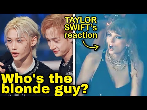 Stray Kids Felix Trends As The Blonde Guy At The Vmas x Taylor Swifts Reaction Kpop