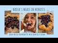 Nadia's MEALS IN MINUTES - Quick Rustic Blueberry Pie with Chantilly Cream