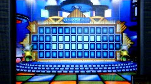 PS2 Wheel of Fortune Run Game 79 Part 1