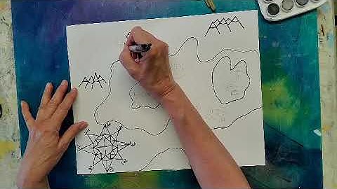 Art Lesson--Treasure Maps