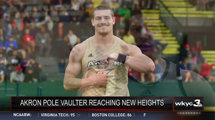 Akron pole vaulter reaching rare heights
