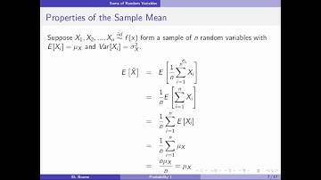 Data Science 1 - Probability 54 - Sums of Random Variables