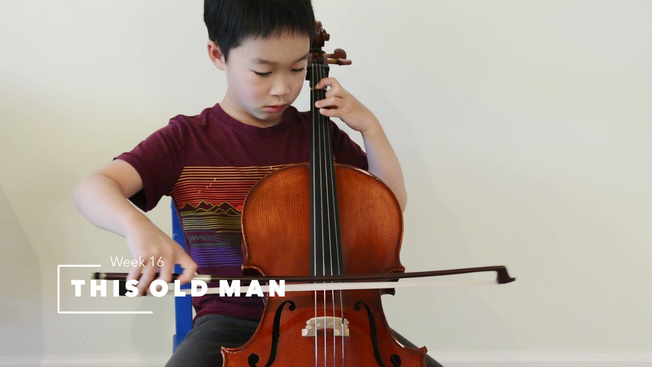 Cello Beginner - Week 16: This Old Man (7 Year-Old's Cello Learning Journey)