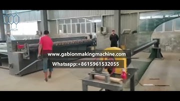 Servo motor controlled Gabion Mesh Machine