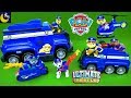 Paw Patrol Toys Ultimate Rescue Police Pups Toy Collection Mighty Pups Chase Marshall Fire Truck Toy