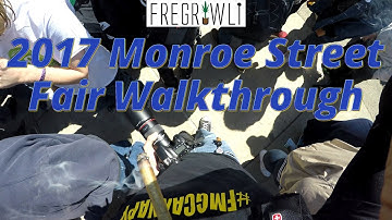2017 Monroe Street Fair Walkthrough (4k GoPro)