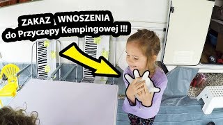 Nie Wnoście Tego do Przyczepy Kempingowej  Grozi Zalaniem !!! (Vlog #220)