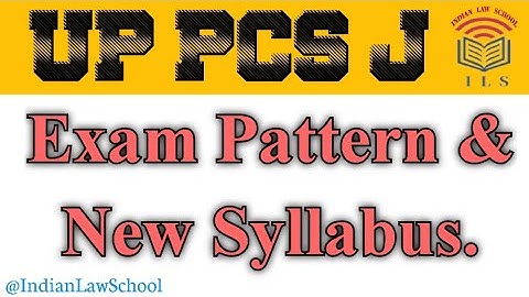 UPPCS J - Syllabus & Exam Pattern. #syllabus #PcsJ #uppcsj  #judge #civiljudge