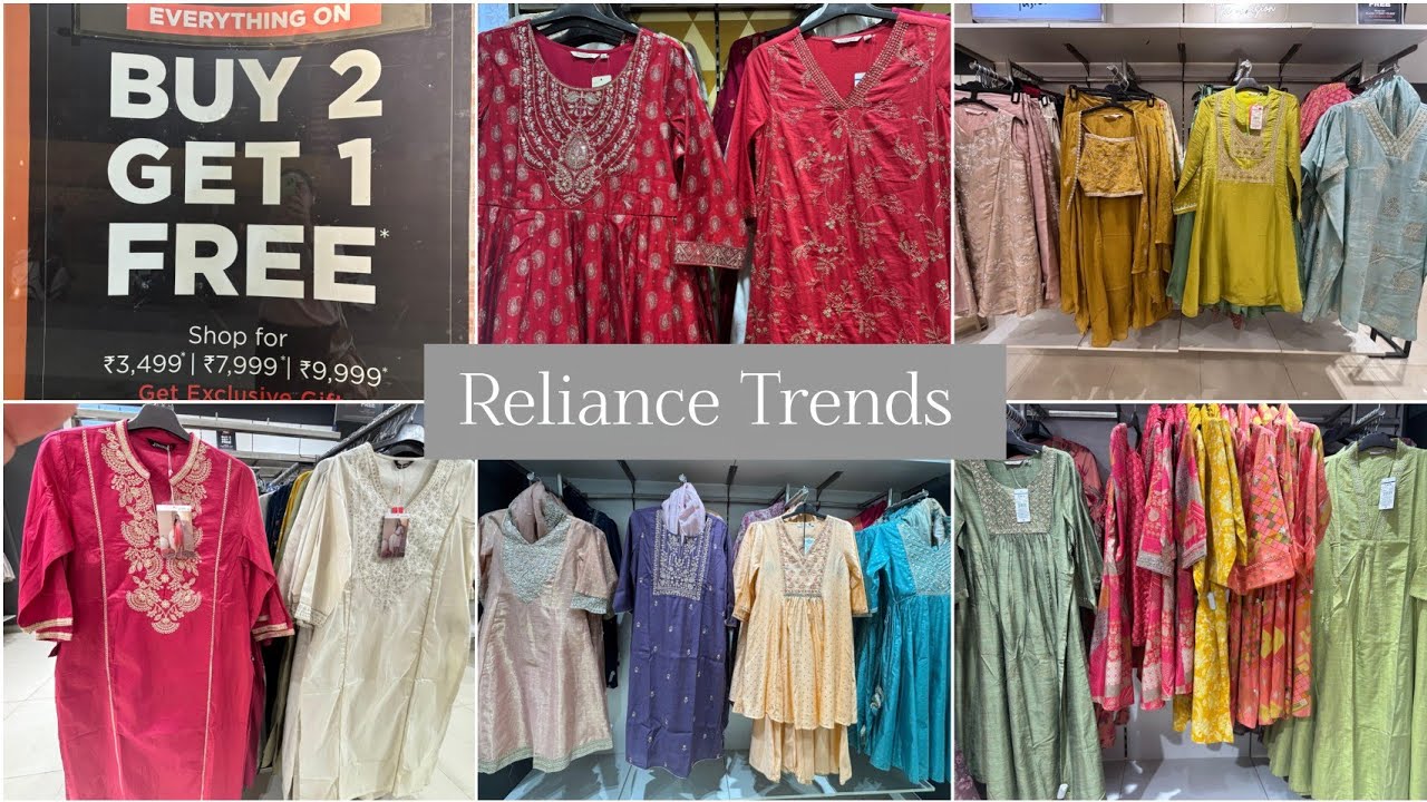 Последняя коллекция Reliance Trends за декабрь 2025 года | Купите 2, получите 1 бесплатно | Новые...
