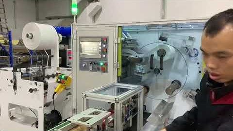 Label High Speed Automatic Turret Rewinder with 4 Turret Unit