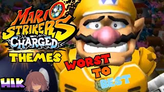 Every Character Theme Song in Mario Strikers Charged ranked from worst to best - HeyyItsKris