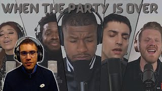 Reacting To Pentatonix - when the party's over (Official Video)