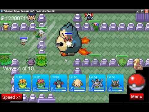 Pokemon Tower Defense:Chapter 5 - Poke Tower 2 Walkthrough 