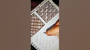 Easy mehndidesigns for beginners step by step.Mehndi lagane ka asan tarika#mehndiclass#basic#fab