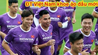 Buổi tập đầu tiên của đội tuyển Việt Nam, đội trưởng Quế Ngọc Hải đặt mục tiêu VL World Cup 2022