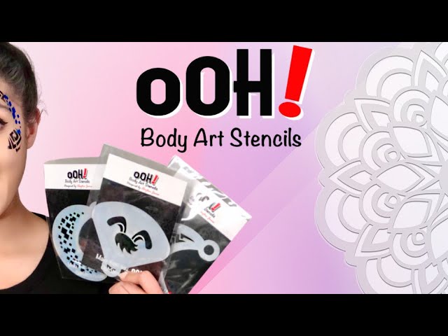 Learn to create and apply stencils - Face Painting Made Easy PART 6 