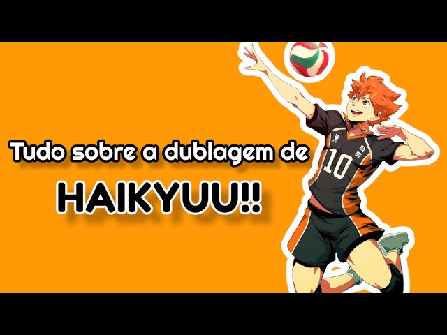 Haikyu!! terá dublagem em português do Brasil