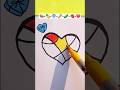 satisfying love painting🍉+❤️#love #trending #shorts