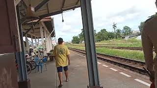 Alsthom 4227ทำขบวนรถ169กรุงเทพ-ยะลา ผ่านบ้านส้อง