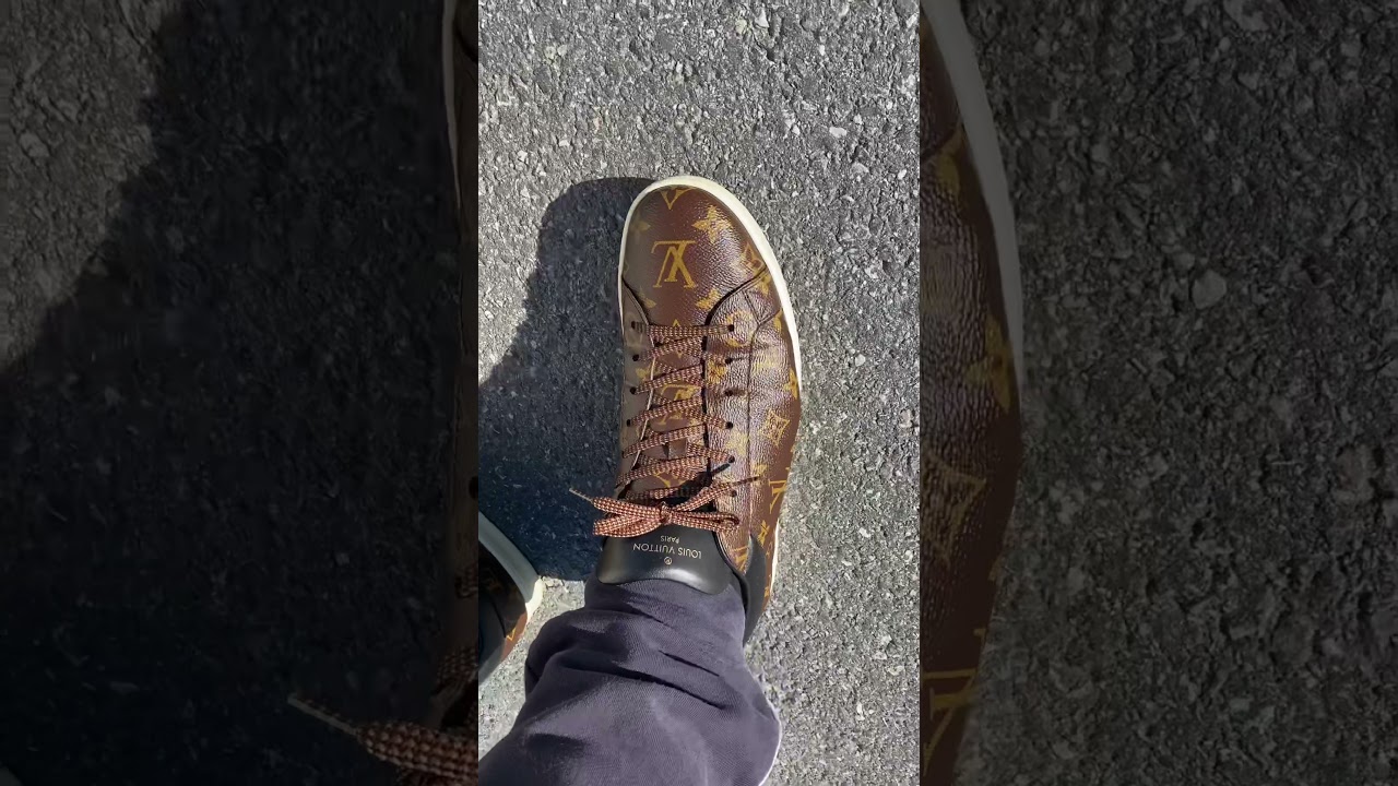 Louis Vuitton luxembourg sneaker - YouTube