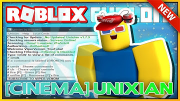 NEW ROBLOX EXPLOIT: UNIXIAN (PATCHED) CINEMATIC MODE, JAILBREAK CMD, CLONE AND MUCH MORE (Aug 25th)