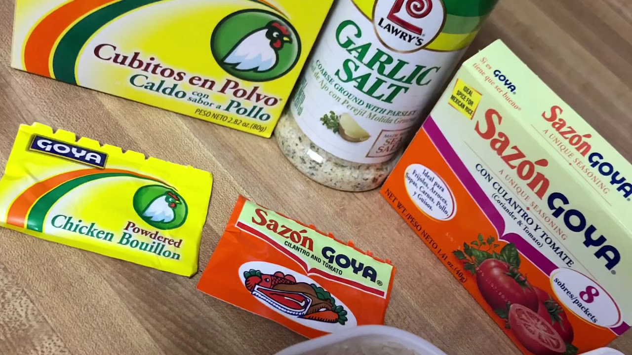 Mexican rice(Goya seasonings) (MARGARET’S KITCHEN) - YouTube