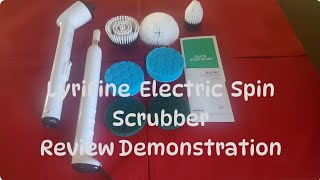 LyriFine Electric Spin Scrubber, Review Demonstration Let's Try It Out.