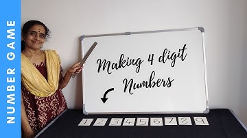 Number Games: Making 4 digit numbers