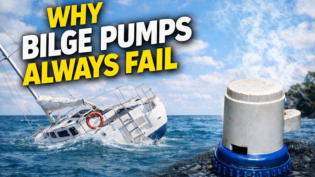 ⁣Why Your Bilge Pump Will Fail When You Need It Most