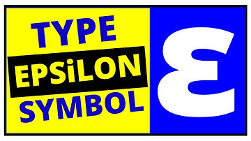 How to type EPSILON SYMBOL in Word - [ SOLVED  - ϵ ]