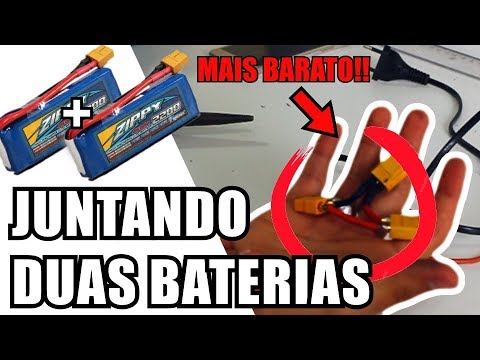 Juntando DUAS BATERIAS | É POSSÍVEL TER MAIS FORÇA?? - CANAL DO MODELISMO