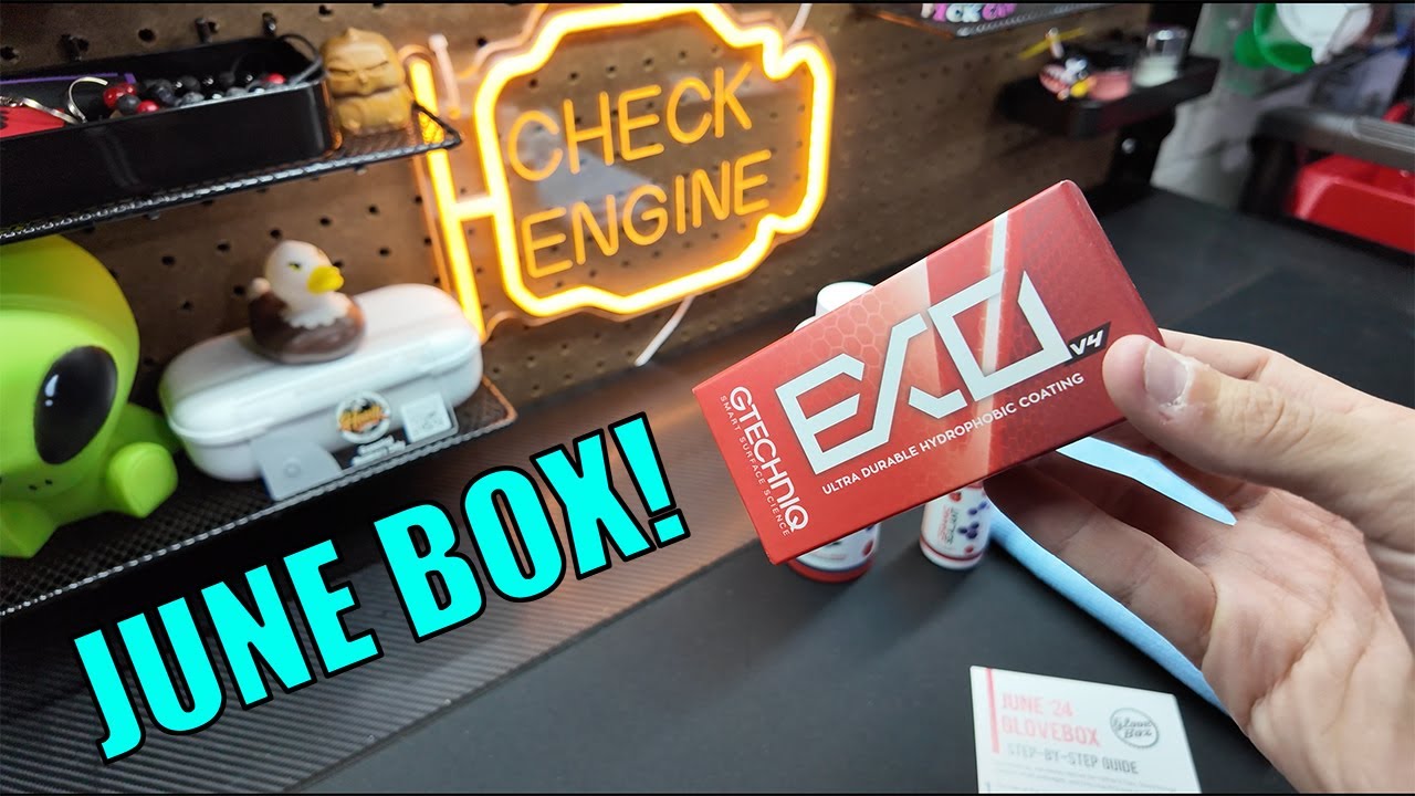 GLOVEBOX DETAIL MONTHLY BOX JUNE YouTube