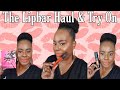 Black Owned Beauty Brand The Lip Bar Haul &amp; Try On| It&#39;s Lori&#39;s Life #thelipbar #blackbeautyyoutuber