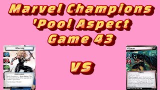 Marvel Champions 'Pool Aspect Game 43 Valkyrie Vs Venom