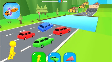 Shape-Shifting 🚁🚕Walkthrough ALL Level Gameplay (Android, iOS Game) New Update level 53