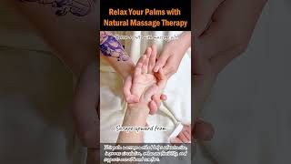 Relax Your Palms with Natural Massage Therapy