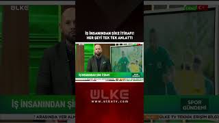 İş İnsanından Şike İtirafı Her Şeyi Tek Tek Anlattı