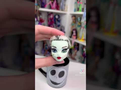 Rerooting a haunt couture frankie monster high doll #shorts