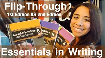 Essentials in Writing Review // Flip-Through// 8th, 6th & 4th Levels