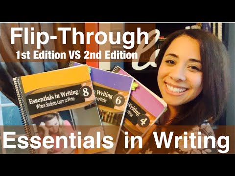 Essentials in Writing Review // Flip-Through// 8th, 6th & 4th Levels