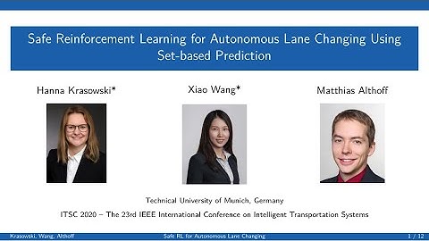 IEEE ITSC 2020 - Safe Reinforcement Learning for Autonomous Lane Changing Using Set-Based Prediction