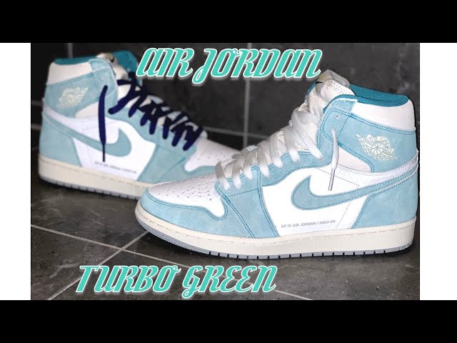 turbo green jordan 1 purple laces