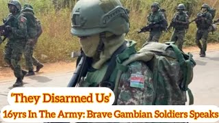 16 Years In The Army: Brave Gambian Soldier Speaks After Block Attack