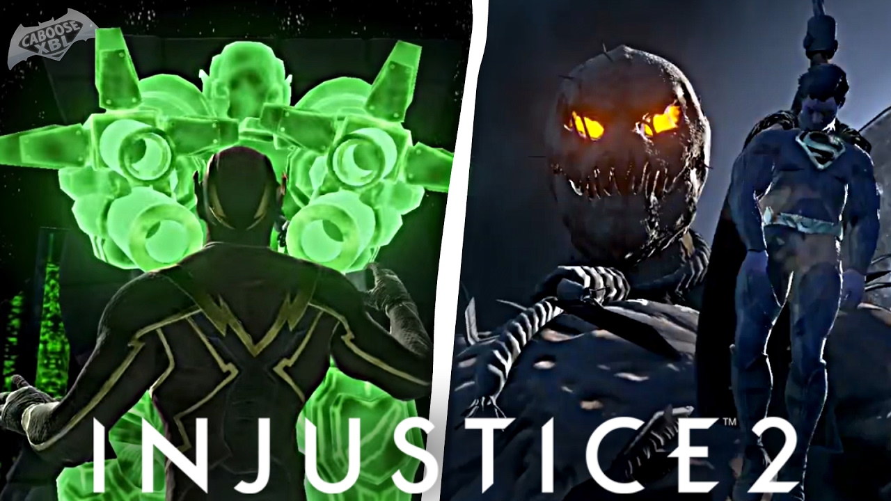 Injustice 2 Scarecrow, Green Lantern & The Flash Super Move FIRST